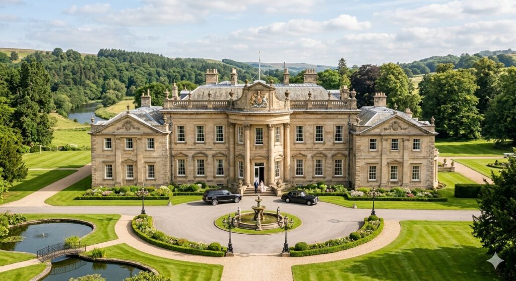 Grantley Hall Yorkshire exterior luxury country house hotel 2026