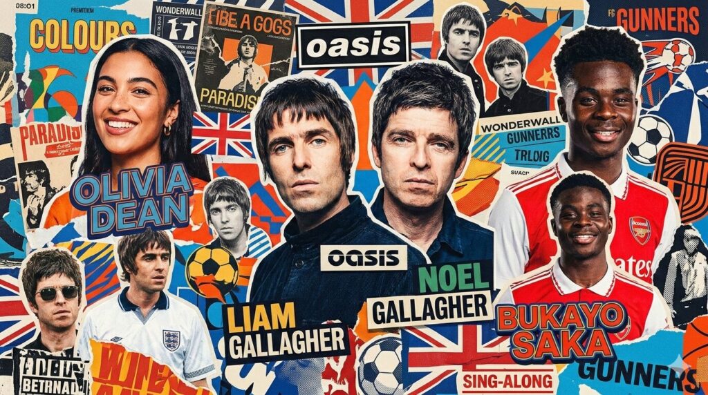 Top UK celebrities trending in 2026 including Olivia Dean and Oasis reunion